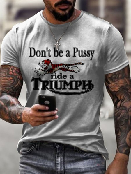 

Don't Look Like A Girl, A T-shirt That Is Chasing After Victory, As picture, Men's t-shirts