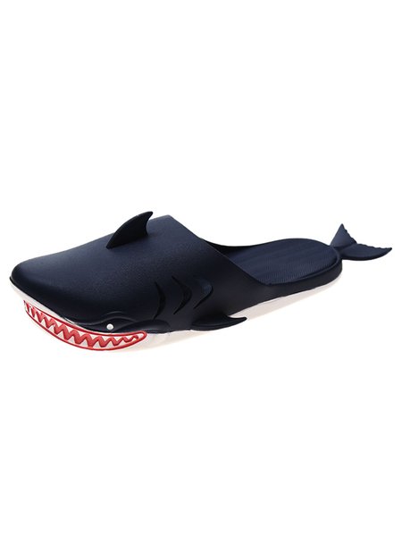 

Men's And Women's Crocodile Pattern Slipper, Blue, Flats & Loafers
