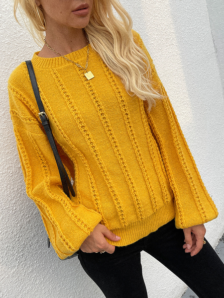 

Regular Fit Vintage Sweater, Yellow, Sweaters & Cardigans