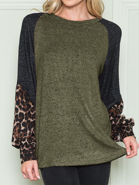 

Butterfly Crew Neck Long Sleeve Casual Shirts & Tops, Multicolor, T-Shirts