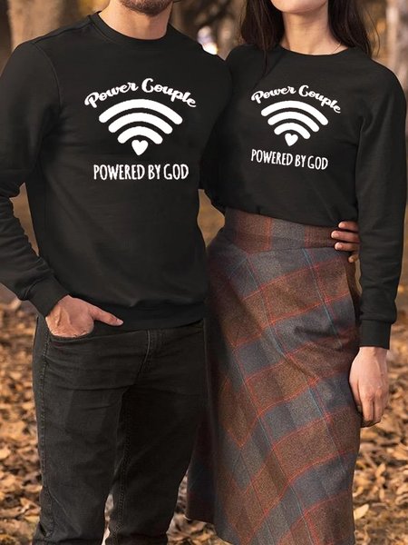 

Power Couple Long Sleeve T-Shirts, Black, Matching Sweatshirts