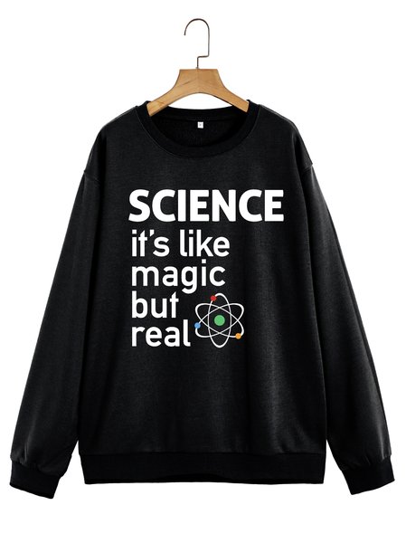 

Unocis Science It's Like Magic But Really Sweatshirt, Black, Sweatshirts