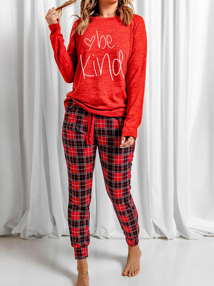 

Basics Cotton Blends Suits, Red, Suit Set