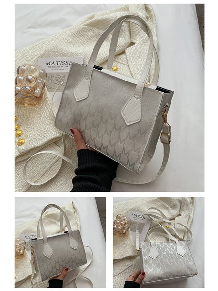 

Letter Presbyopia Bag Commuter One-shoulder Messenger Bag, White, Women's Bags