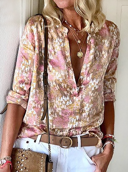 

Plus size Casual Shirts & Tops, Multicolor, Blouses & Shirts