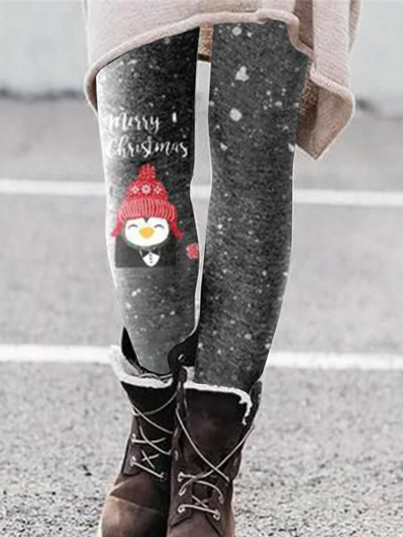 

Christmas Snowman Leggings, Gray, Leggings