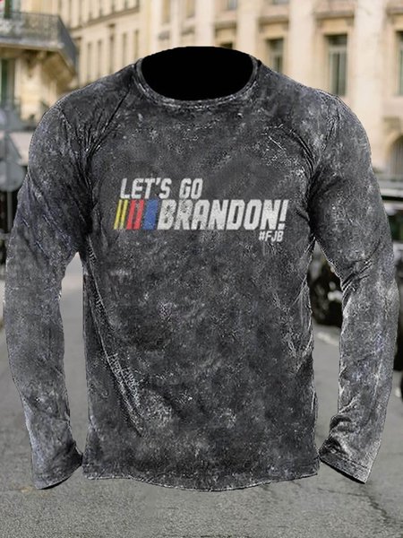 

Men's Casual Long-sleeved Tee, T-shirt
