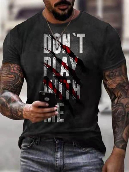

Men's Monogram Short-sleeved Tee, As picture, T-shirt