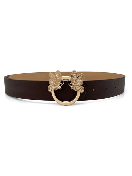 

Metal Butterfly Belt, Coffee, Belts