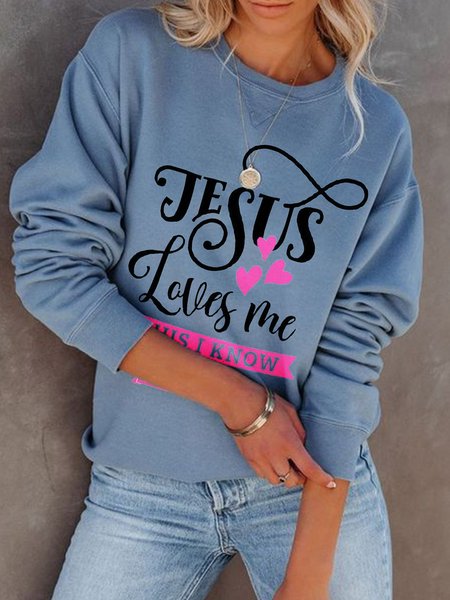 

Casual Cotton Blends Sweatshirt, Blue, Hoodies & Sweatshirts