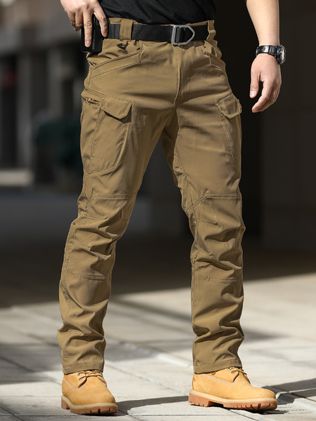 

Men's Outdoor Function Multi-Pocket Overalls, Brown, Pants