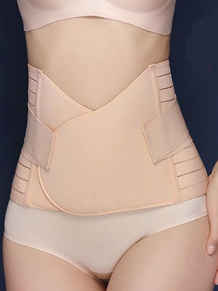 

JFN Breathable Abdominal Adjustable Waist Belt, Apricot, Girdles