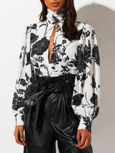 

Spring Elegant Lightweight Date Long sleeve Regular fit Tops, White, Tops