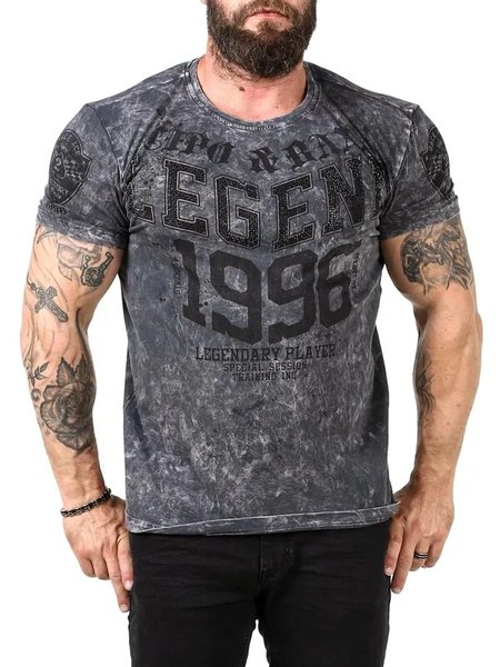 

Casual 3D digital text printed T-shirt, T-shirt