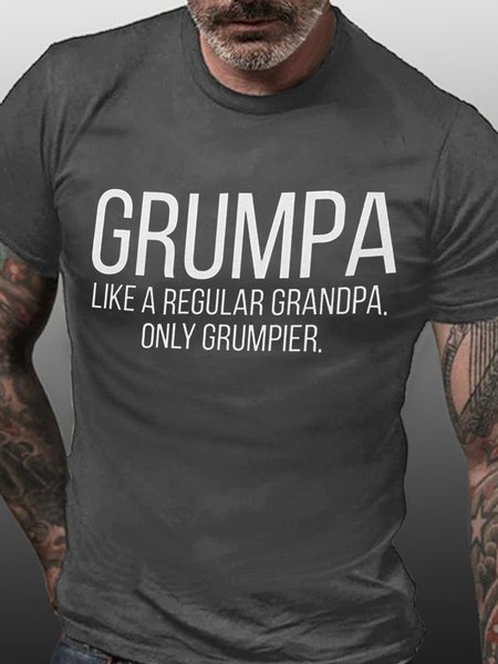 

Grumpa Men's Short sleeve T-shirt, Gray, T-shirts