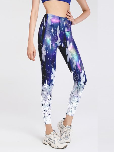 

Wear stretch high-waist fitness pants, yoga pants, leggings, Multicolor, Leggings