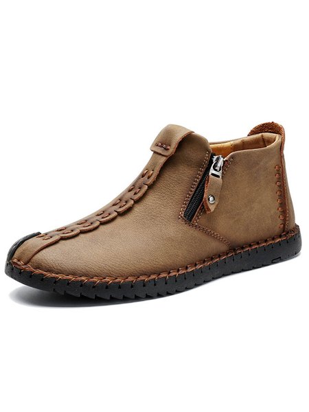 Men's Retro Outdoor Casual Men's Shoes, Khaki, Shoes