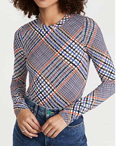 

Regular Fit Vacation Crew Neck Shirts & Tops, As picture, Long sleeve tops