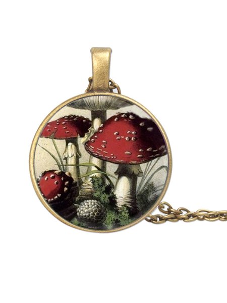 

Time Ruby Mushroom Make Necklace, Copper, Necklaces