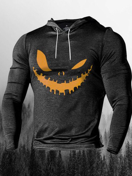 

Casual and comfortable 3D personalized smiley print hooded sweater, T-shirt