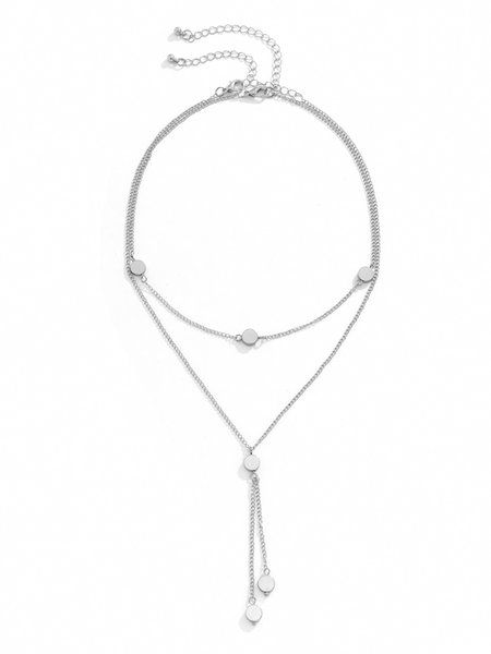 

Sexy Metal Ball Pendant Necklace, Silver, Necklaces