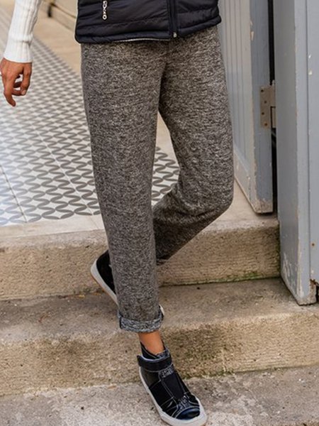 

Plain loose pocket stretch waist pants Sweatpants, Coffee, Pants