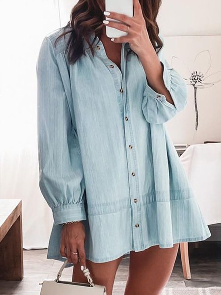 

Denim Shirts & Tops, Blue, Blouses & Shirts