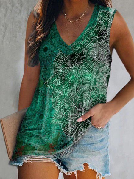 

Tribal Vacation Shirts & Tops, Green, T-Shirts