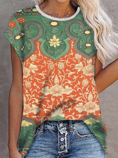 

Casual Tribal Shirts & Tops, Multicolor, Tops