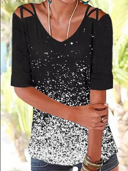 

Polka Dots Casual Shirts & Tops, Black, Tops