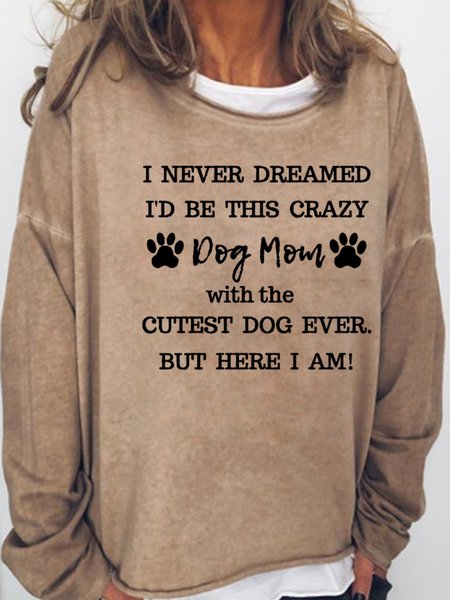 

Dog Lover Casual Sweatershirt, Light brown, Hoodies&Sweatshirts