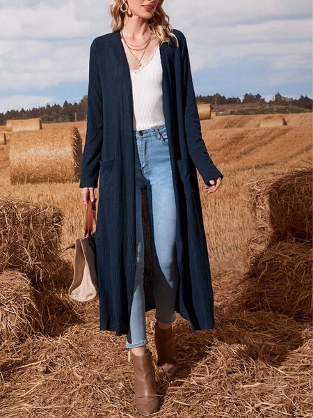 

Spring new designer style comfortable women's coat, Blue, Outerwear