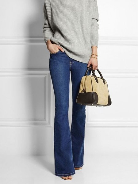 

New Designer Comfortable Women's Jeans for Spring, Blue, Jeans