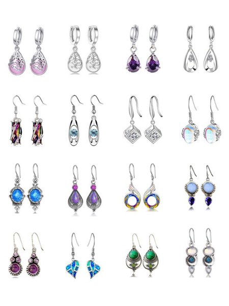 

16 Set Of Moonstone Earrings, As picture, Earrings