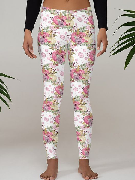 

Floral Track Regular Fit Sports Pants, Pink, Leggings