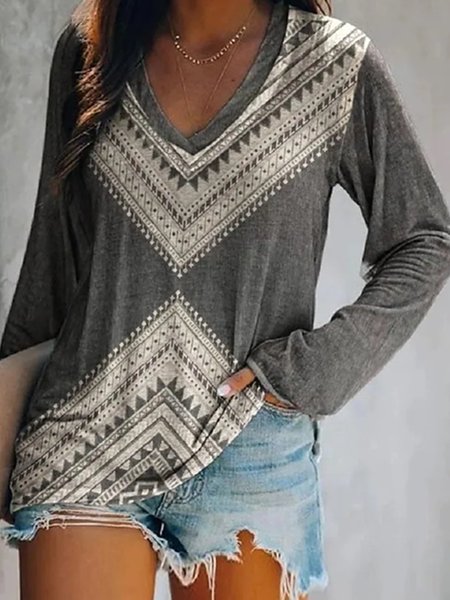 

Cute Pig Pattern Loosen Casual Shirts & Tops, Multicolor, T-Shirts