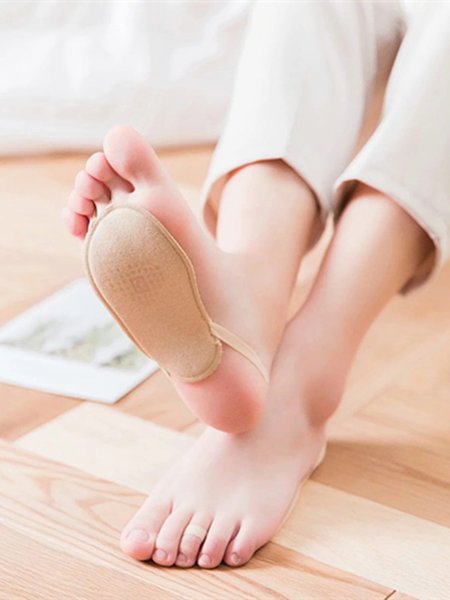 

Non-Slip High Heels Half Foot Socks, Nude, Socks