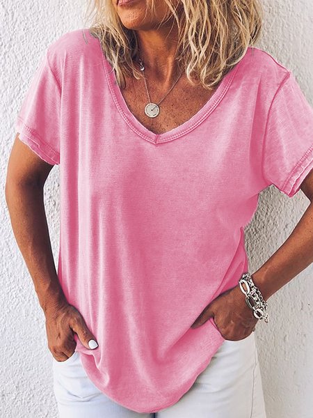 

Vacation Short sleeve tops, Pink, T-shirts