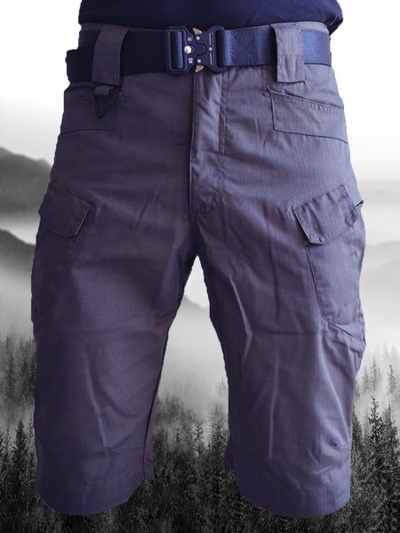 Men's Outdoor Tactical Cargo Shorts, Gray, Shorts
