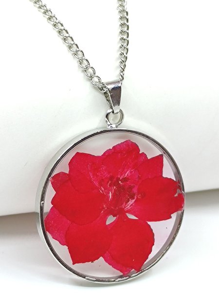 

Handmade Glue Floral Necklace, Color5, Necklaces
