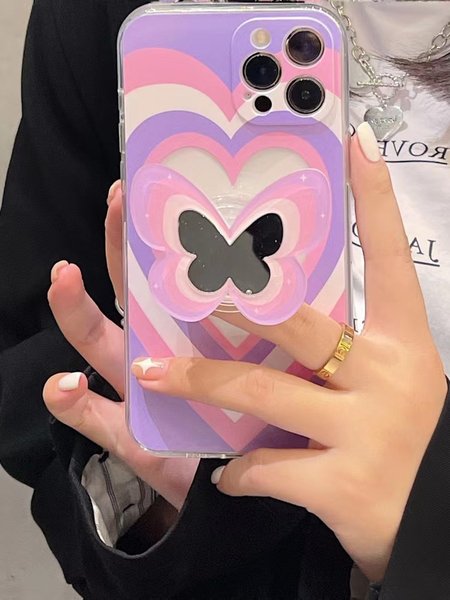 

Butterfly Stand Phone Case, Purple, Home & Garden & Decorations