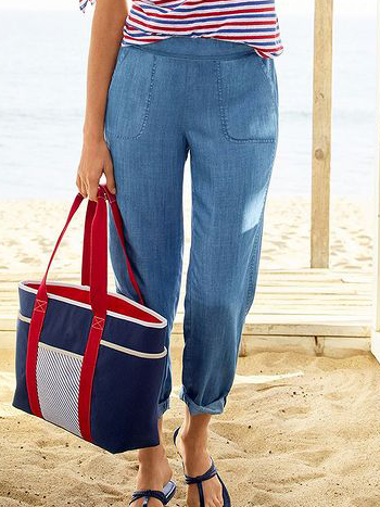 

Casual Plain Jeans, Denim blue, Jeans