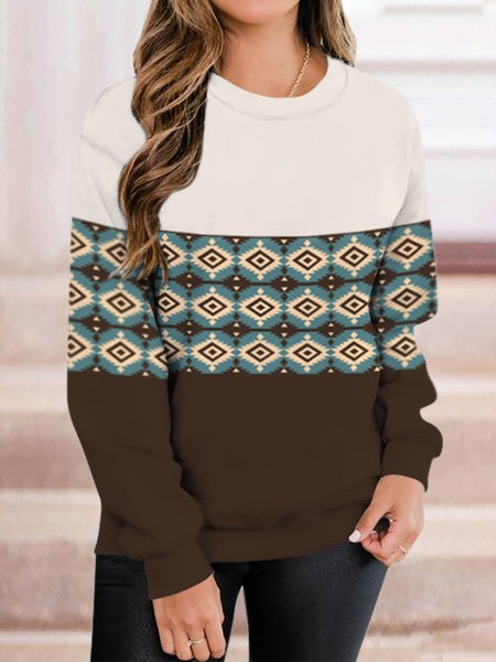 

Casual Tribal Sweatshirt, Brown, Sweatshirts & Hoodies