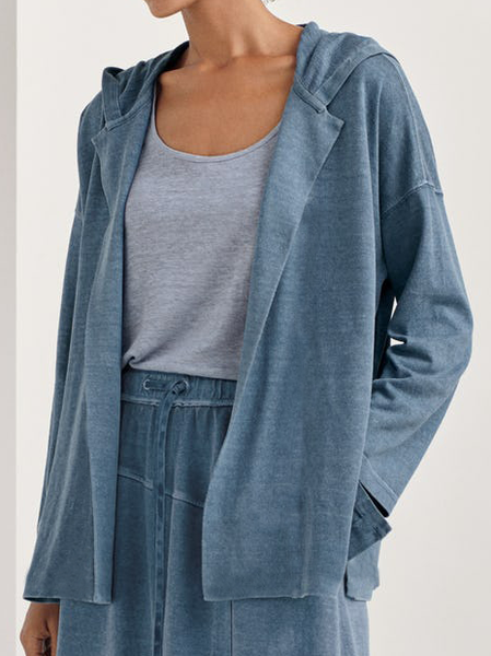 

Casual Loosen Outerwear, Denim blue, Outerwear