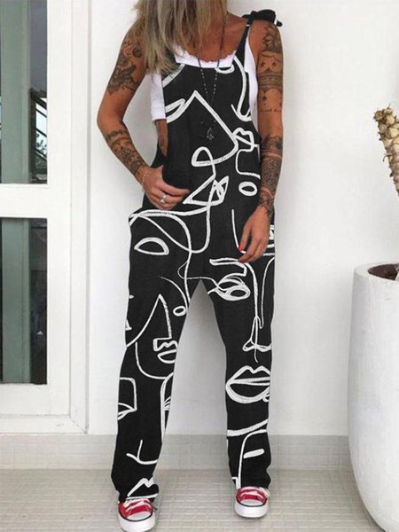 

Loosen Casual One-Pieces, Black, Jumpsuits & Rompers