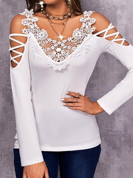 

Regular Fit Casual Shirts & Tops, White, Long sleeve tops