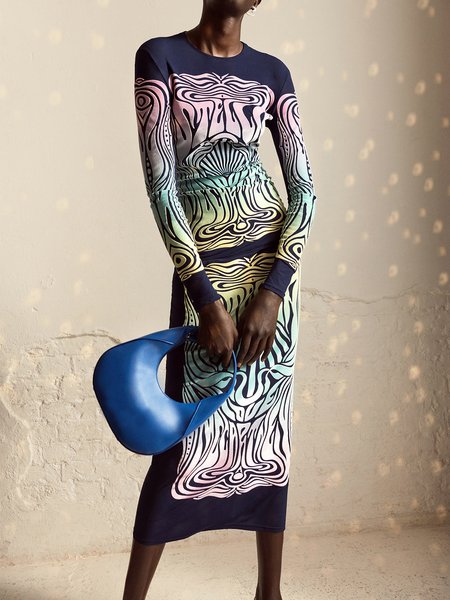 

Regular Fit Abstract Daily Suit, Multicolor, Dress&Skirts Set