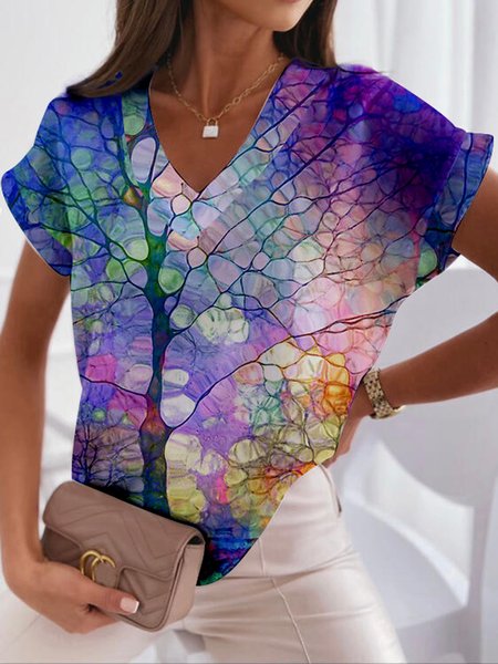 

Abstract Vacation Shirts & Tops, Flower, Tops