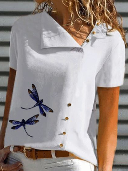 

Casual Loosen Shirts & Tops, Off white, Tops