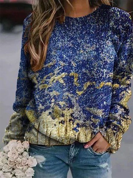 

Ombre Casual Sweatshirt, Blue, Sweatshirts & Hoodies